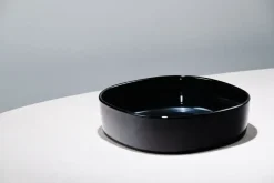 Piet Hein - Supercirkulær fad porcelain 26*26*7 cm HØJ/Sort