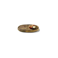 Piet Hein - Superellipse skærebrædt 450*360*30 mm i teak