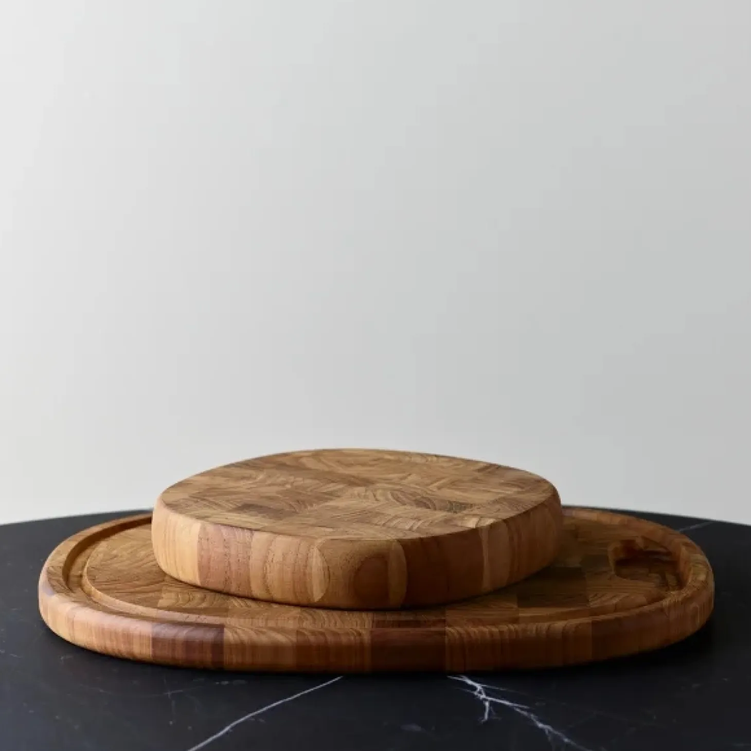 Piet Hein - Superellipse skærebrædt 450*360*30 mm i teak