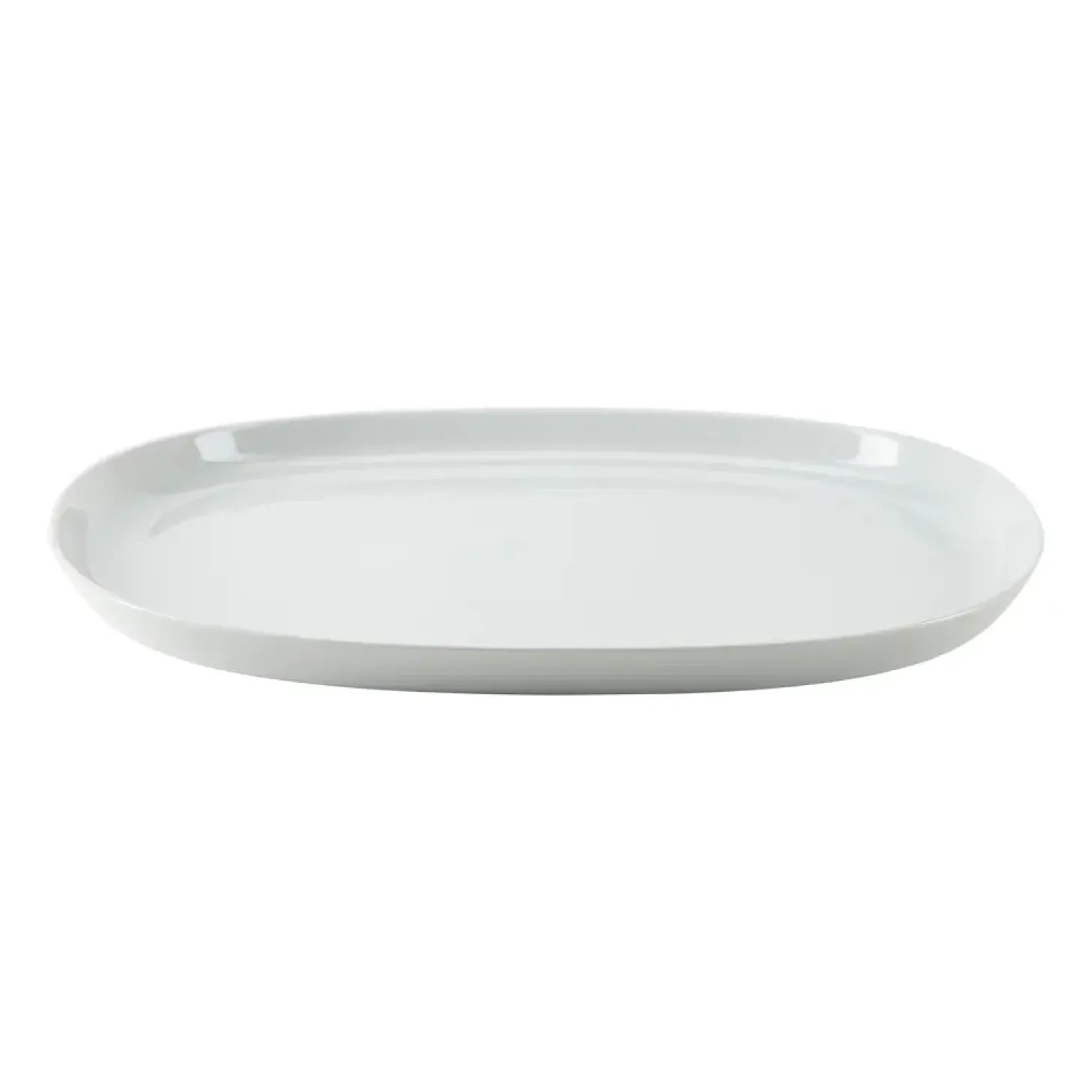 Piet Hein - Superellipse tallerken flad 25*30 - uden plateau