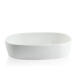 Piet Hein - Superellipsefad porcelain 27*35*7,5 cm - HVID HØJ