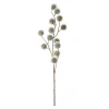 Present time - Artificial flower Poppy Berry soft green