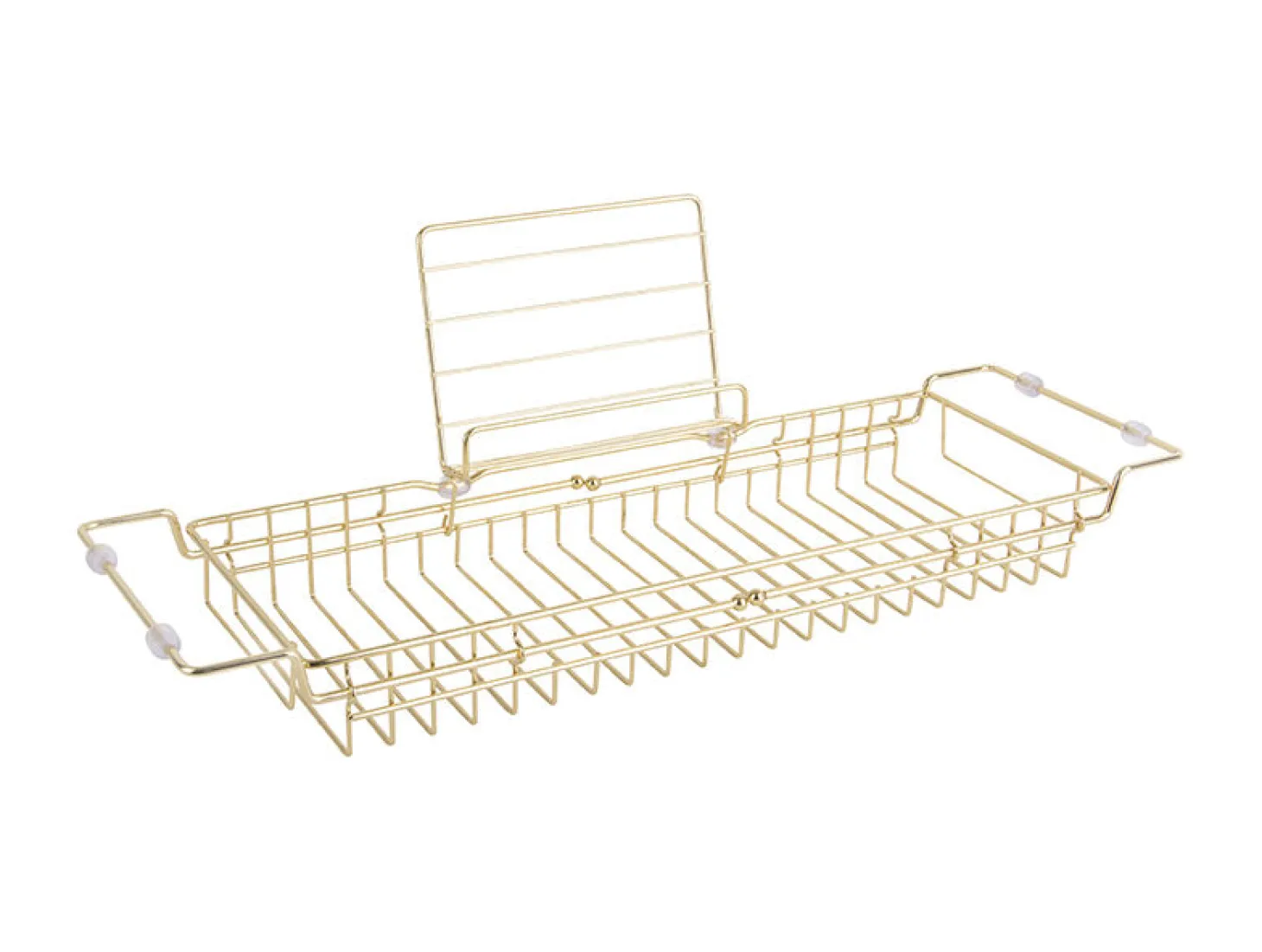 Present time - Bath tub caddy iron gold plated