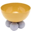 Present time - Bowl Double Funky medium bright yellow w. soft purple