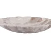 Present time - Bowl Flower large marble brown