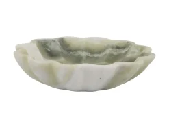 Present time - Bowl Flower marble himalayan green
