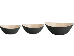 Present time - Bowl set Puro Oval bamboo black
