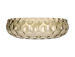 Present time - Bowl Speckles glass large moss green