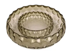 Present time - Bowl Speckles glass large moss green