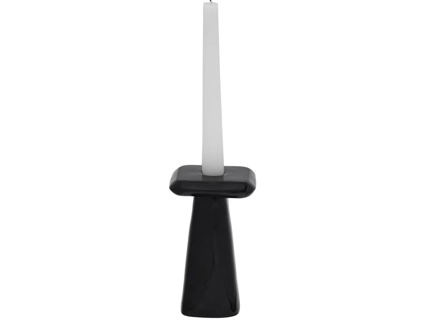 Present time - Candle holder Roca large black