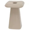 Present time - Candle holder Roca medium warm grey