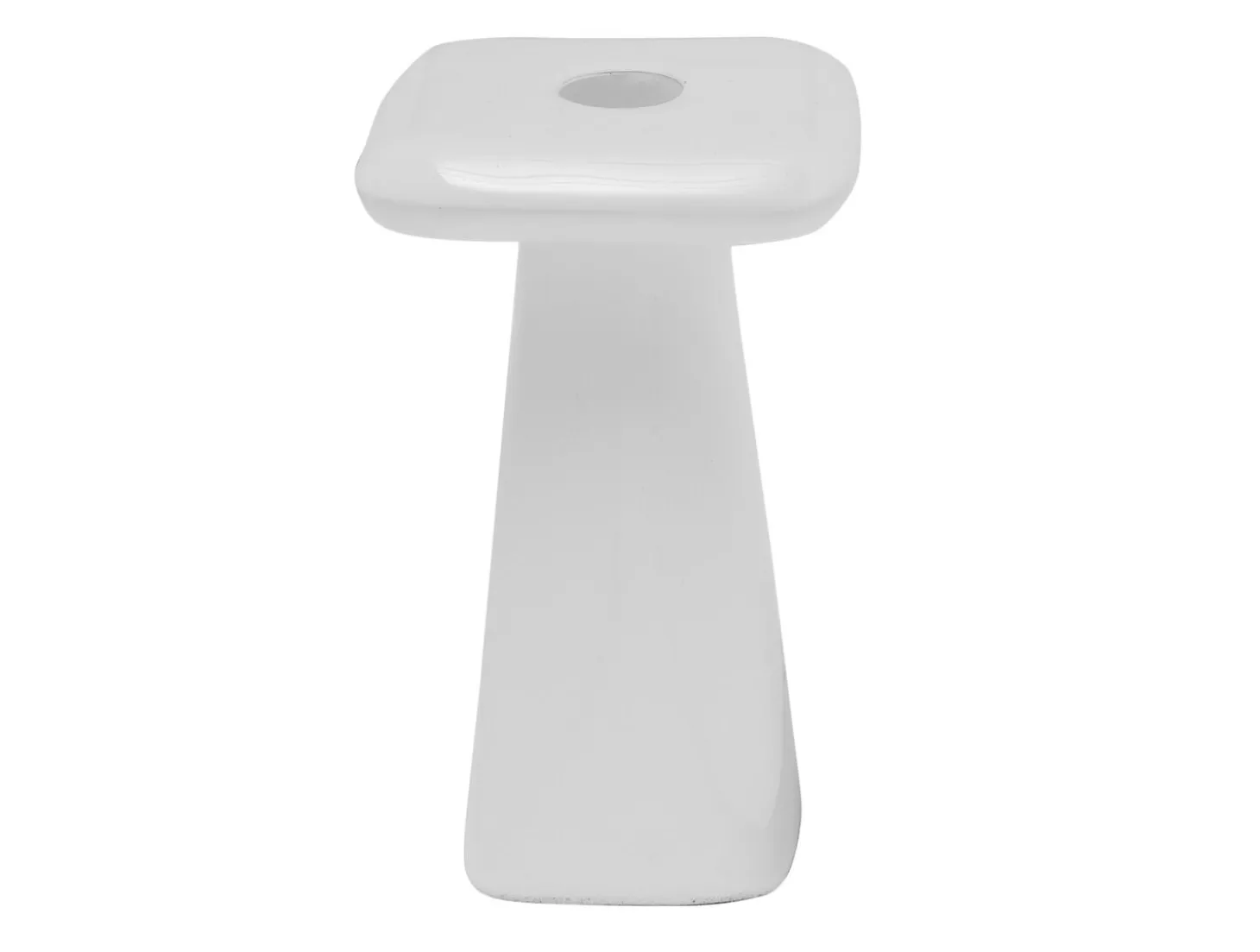 Present time - Candle holder Roca large white