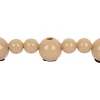 Present time - Candle holder Bubbles straight enamel soft brown