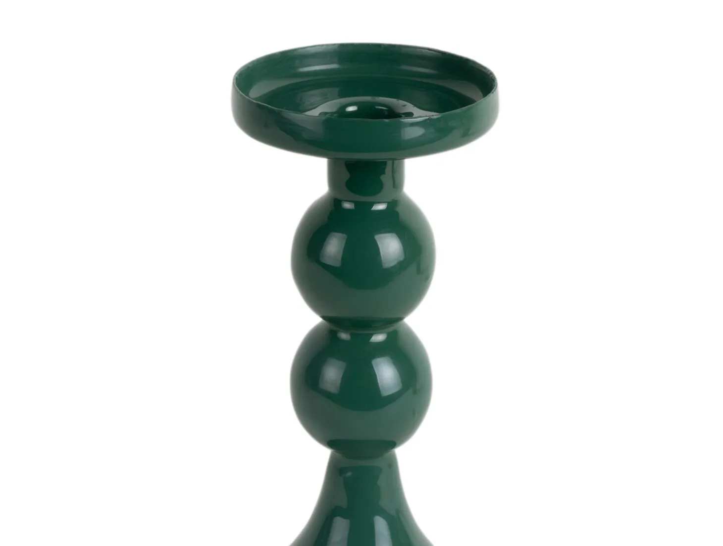 Present time - Candle holder Funky medium retro green