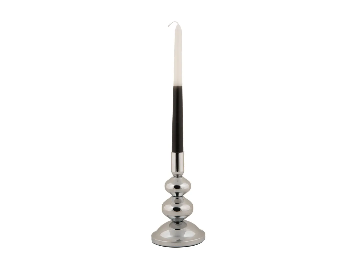 Present time - Candle holder Dazzle small chrome plated