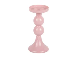 Present time - Candle holder Funky medium soft pink