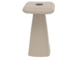 Present time - Candle holder Roca large warm grey