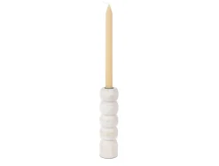 Present time - Candle holder Modelar Large mango wood white wash