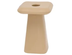 Present time - Candle holder Roca medium soft brown