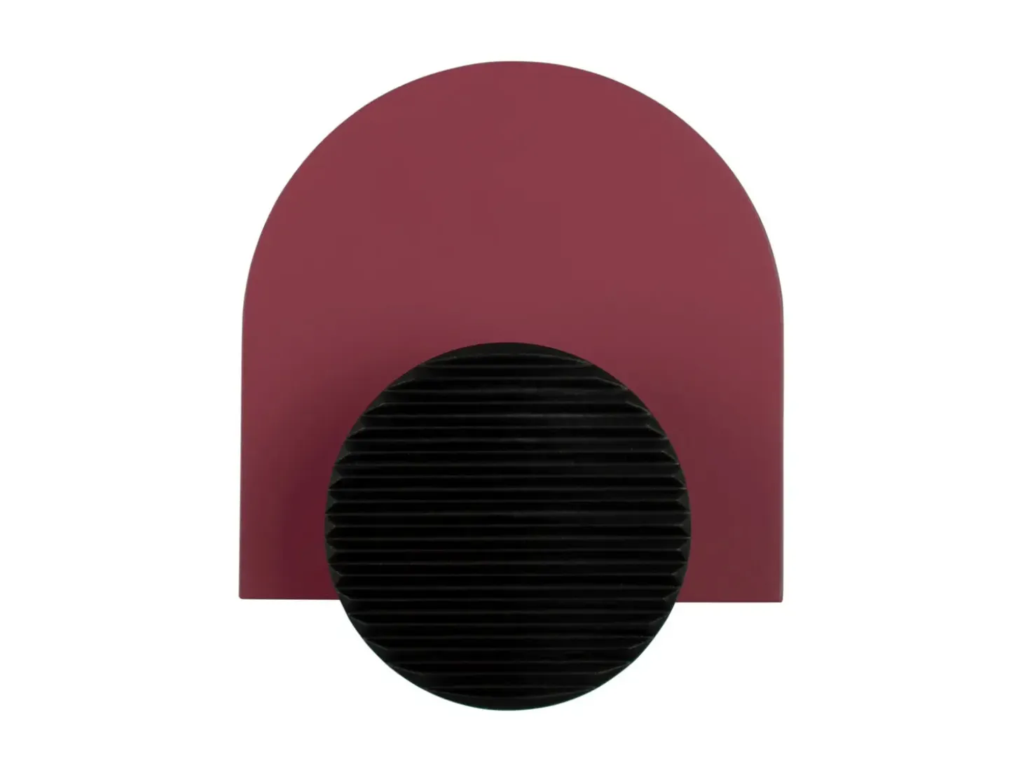 Present time - Coat hanger Single Knob red ochre