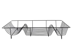 Present time - Dish rack Linea black w. matt black tray