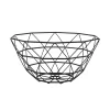 Present time - Fruit Basket Diamond Cut iron black