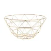 Present time - Fruit Basket Diamond Cut iron gold plated