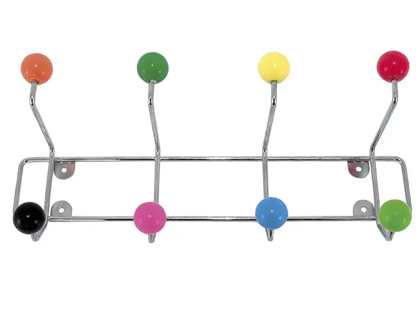 Present time - Hat rack Saturnus with coloured assorted balls