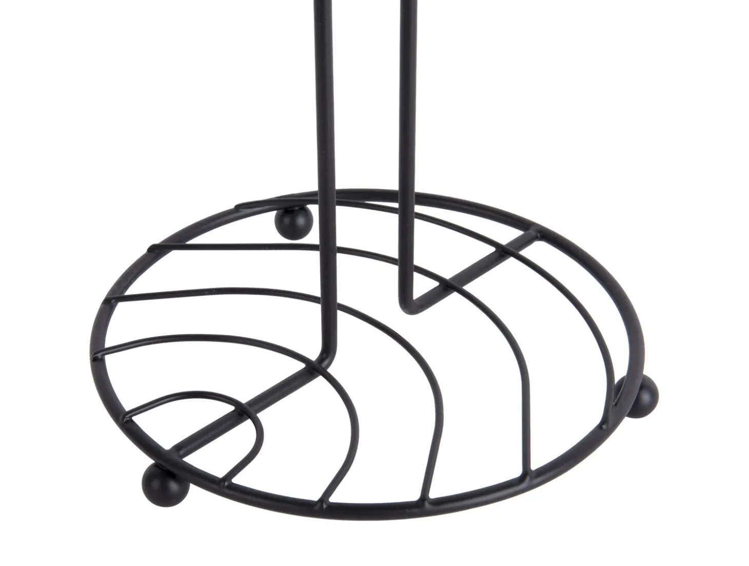 Present time - Kitchen roll holder Wired metal black