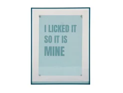Present time - Photo frame Gayo Large acrylic turquoise blue