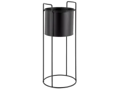 Present time - Plant pot set Essence round iron black
