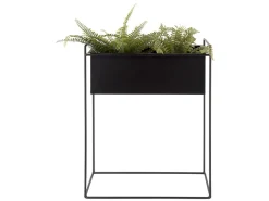 Present time - Plant pot set Essence straight iron black