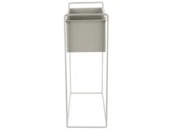 Present time - Plant pot set Essence straight iron warm grey