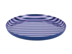 Present time - Plate Animado medium cobalt blue w. soft purple