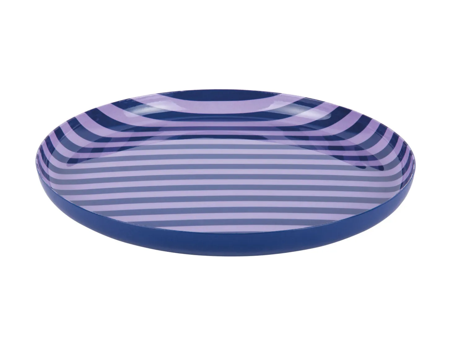 Present time - Plate Animado medium cobalt blue w. soft purple