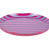 Present time - Plate Animado large bright pink w. soft blue