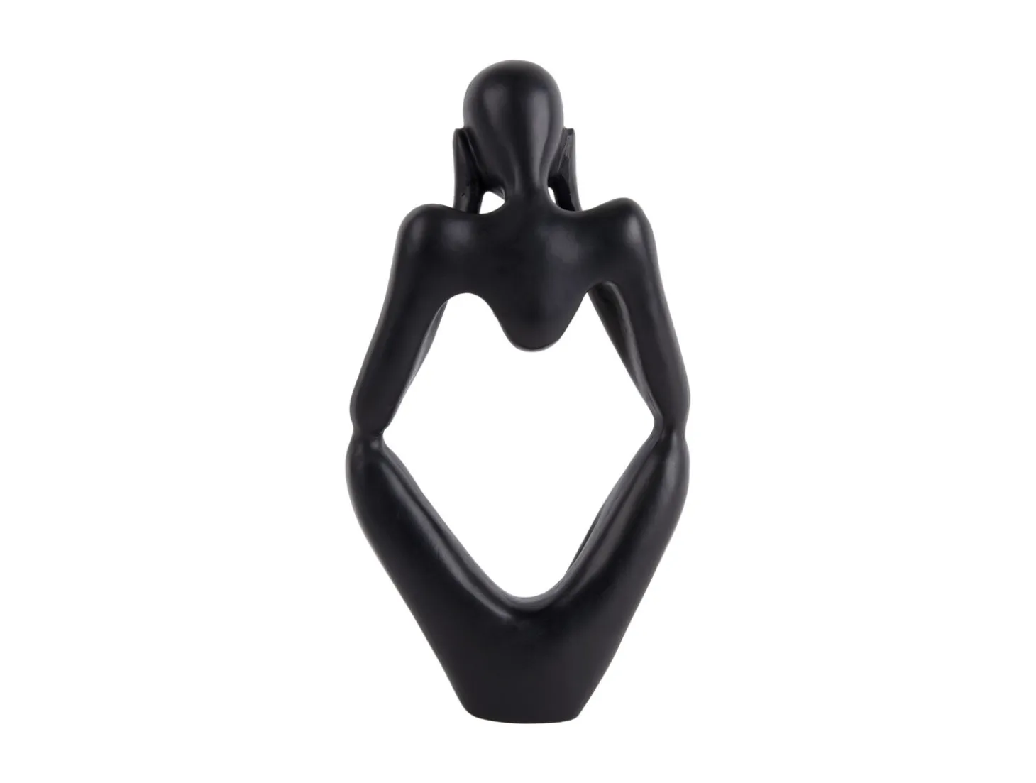 Present time - Statue Dreaming polyresin black