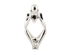Present time - Statue Dreaming polyresin chrome plated