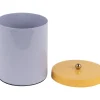 Present time - Storage jar Double Funky small soft purple w. bright yellow
