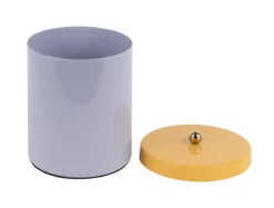 Present time - Storage jar Double Funky small soft purple w. bright yellow