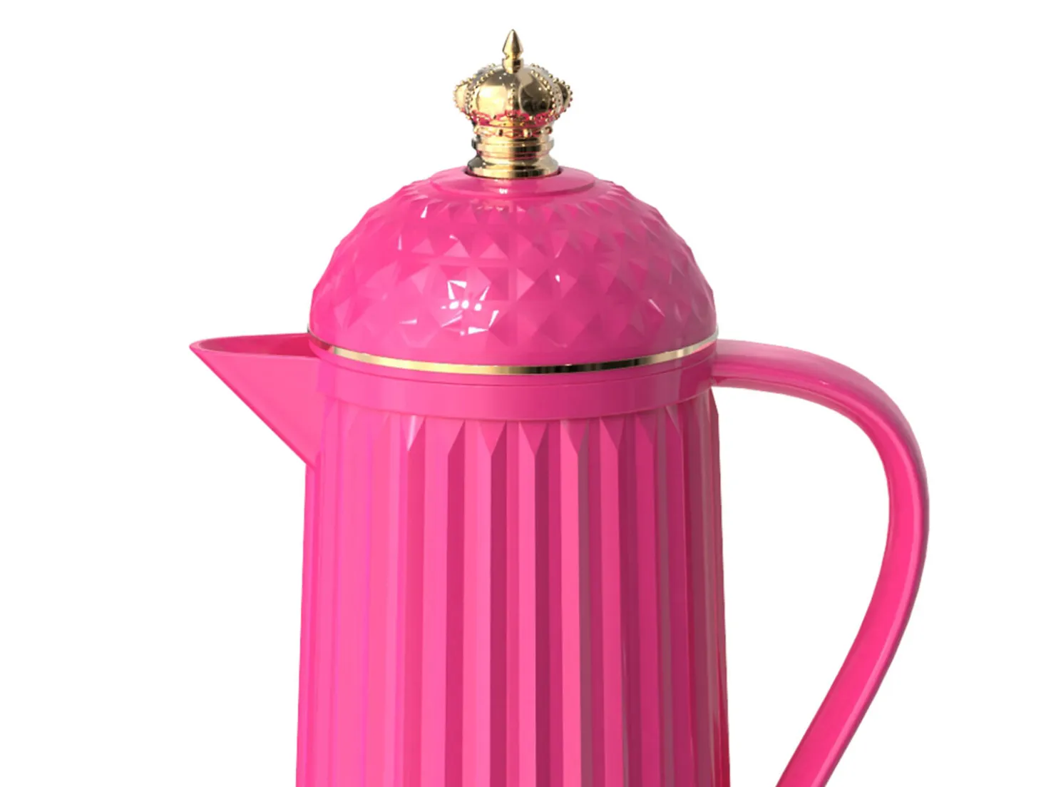 Present time - Thermos bottle Crown bright pink