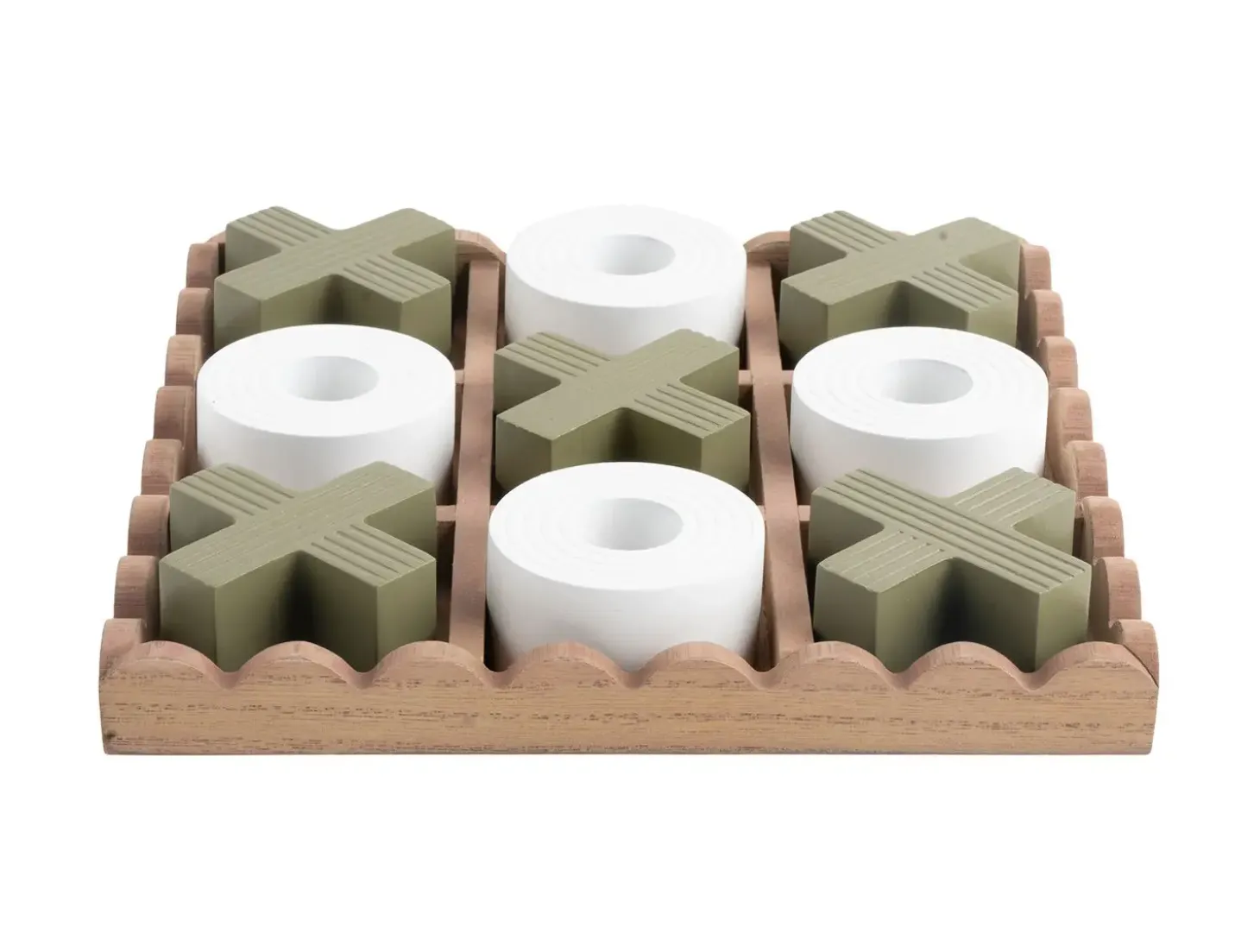 Present time - Tic Tac Toe army green