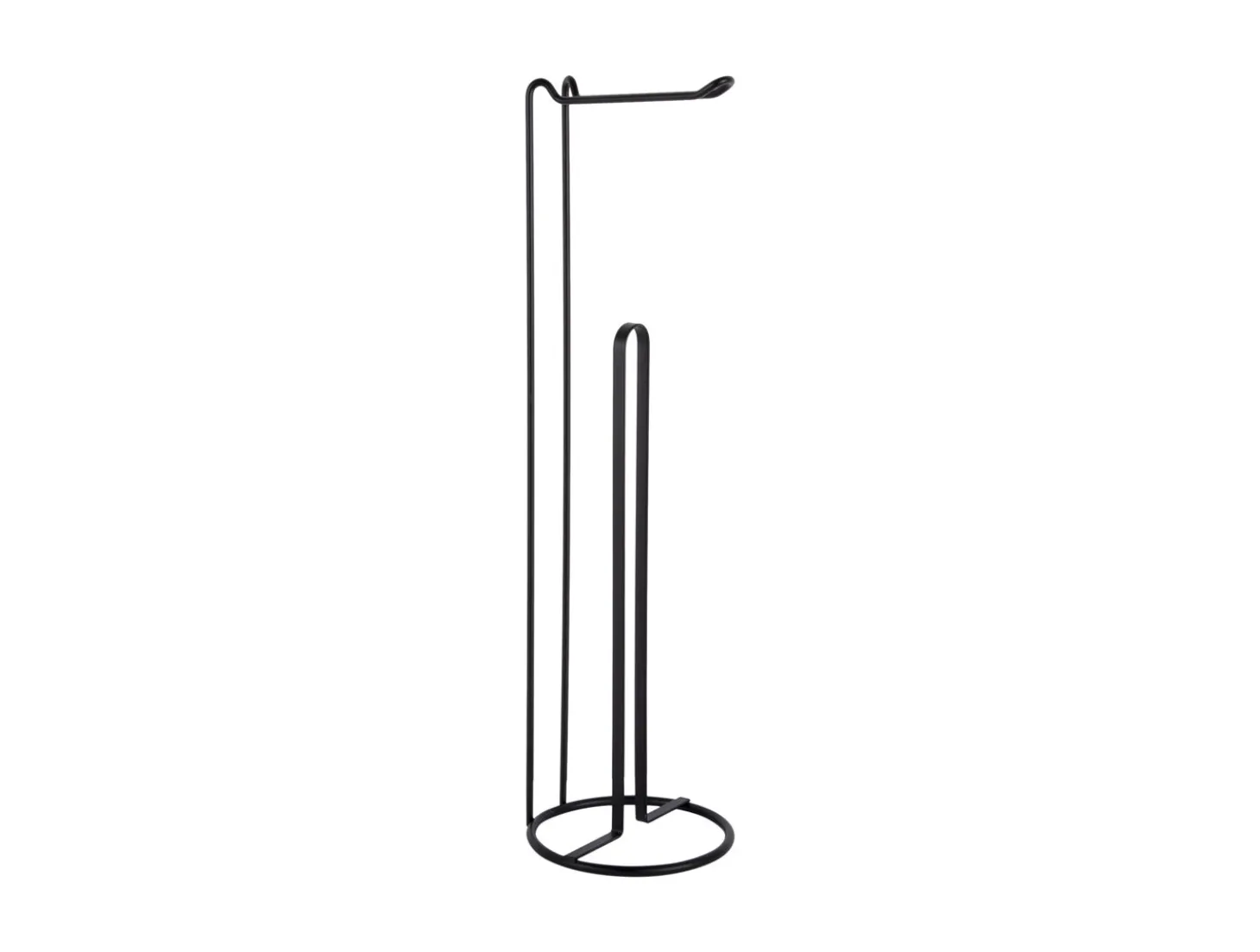 Present time - Toilet roll holder Wired metal black