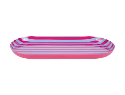 Present time - Tray Animado oval large bright pink w. soft blue