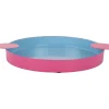 Present time - Tray Double Funky large soft blue w. bright pink