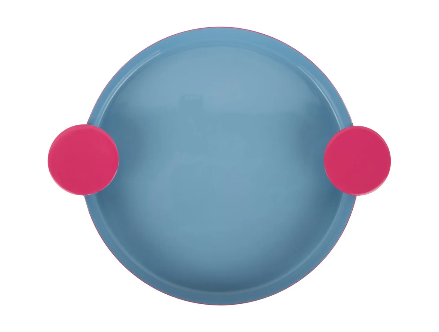 Present time - Tray Double Funky large soft blue w. bright pink