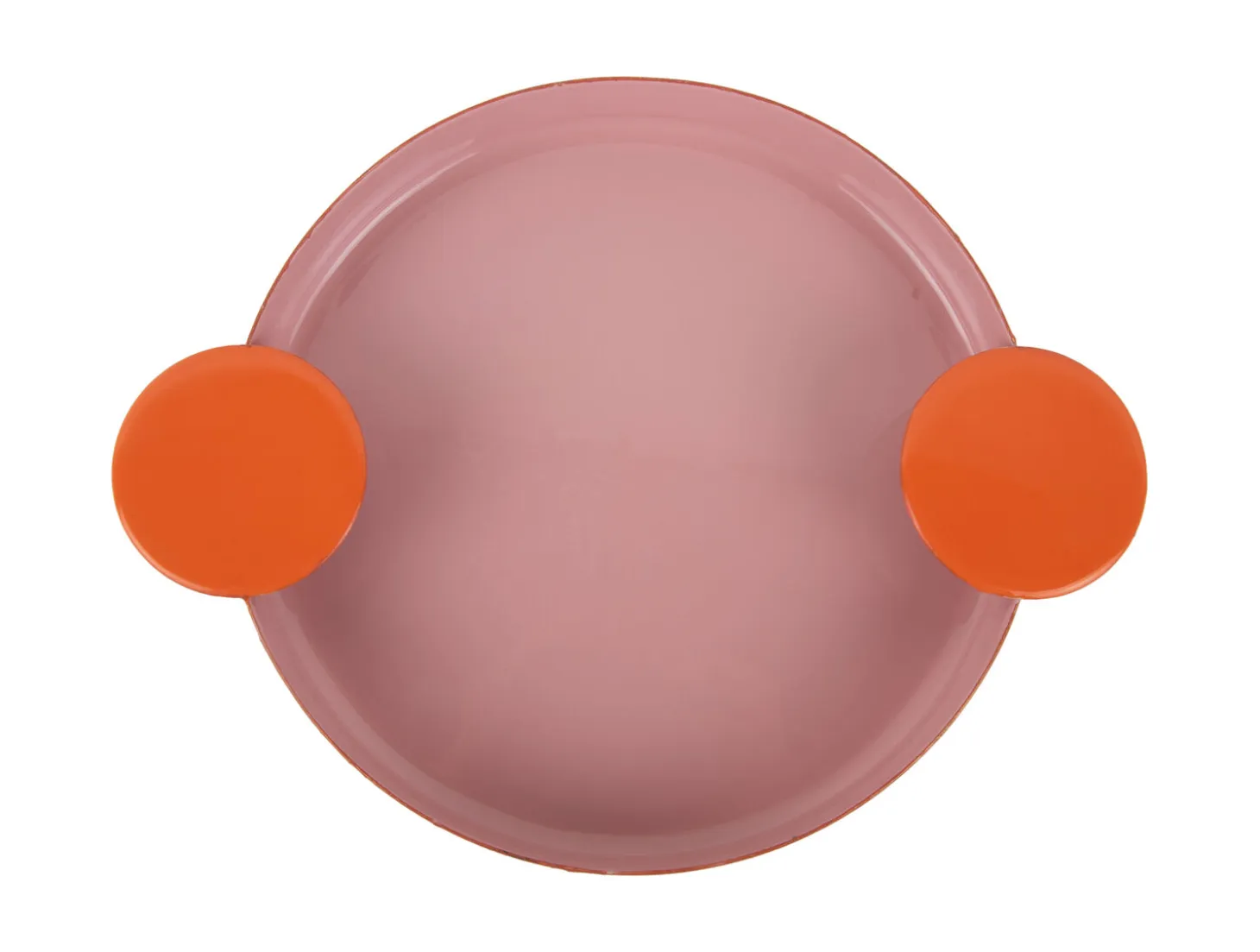 Present time - Tray Double Funky large soft pink w. bright orange