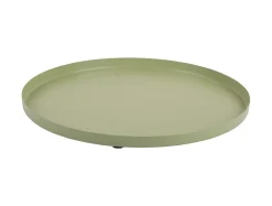 Present time - Tray Servir round small tea green