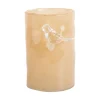 Present time - Vase Bird On Branch small soft yellow