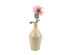 Present time - Vase Ivy bottle cone iron enamel latte brown
